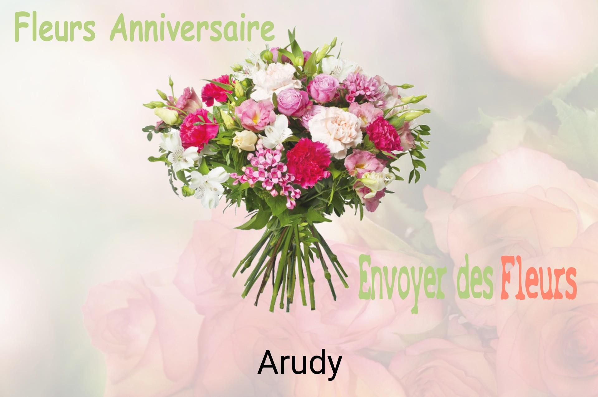 Bouquet de fleurs d’anniversaire livré à Arudy